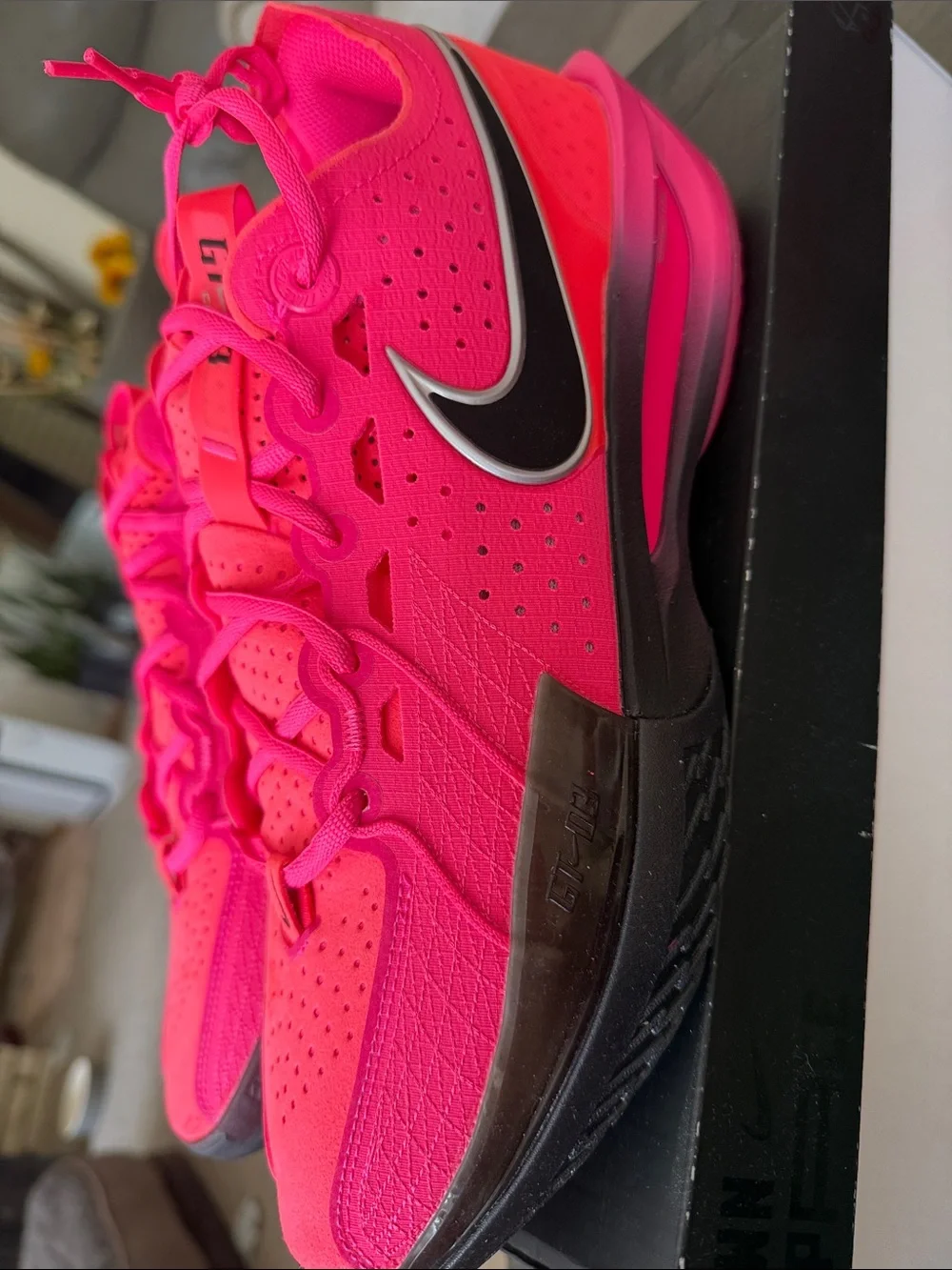 Nike Men’s Hot Pink Athletic Sneakers